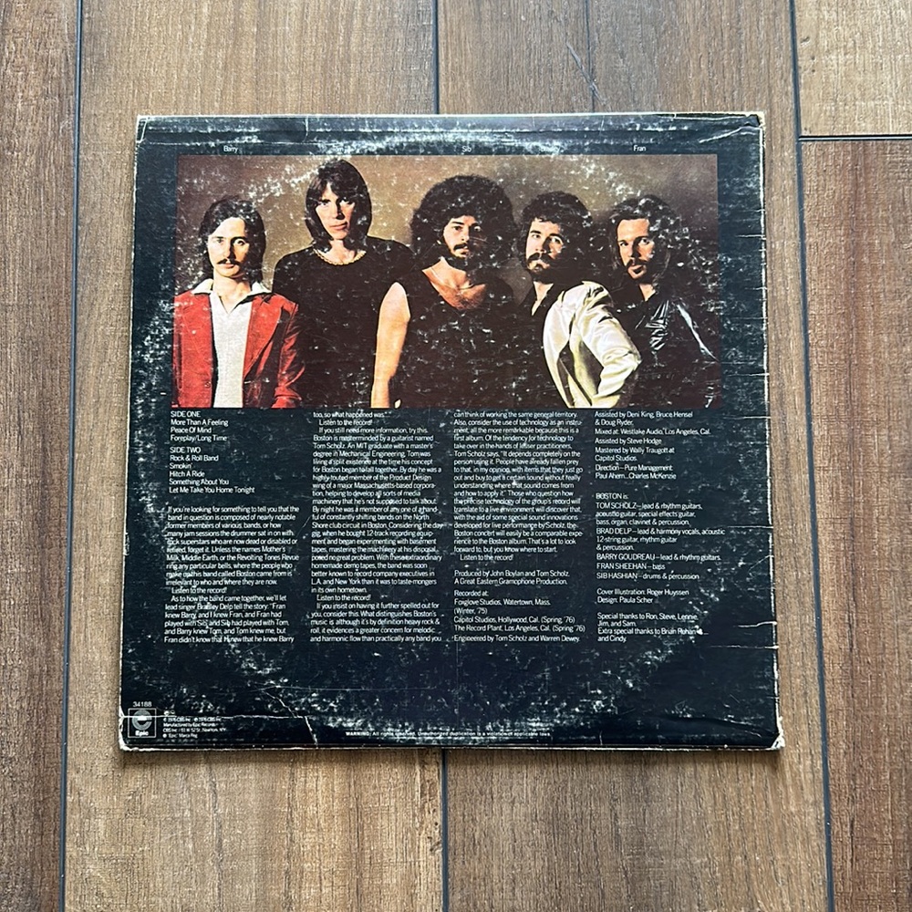 Boston Vintage Vinyl Albums - Set of TWO! - Picture 3 of 12